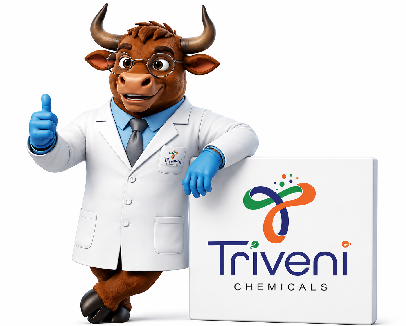 Dr. Trivo mascot for Triveni Chemicals
